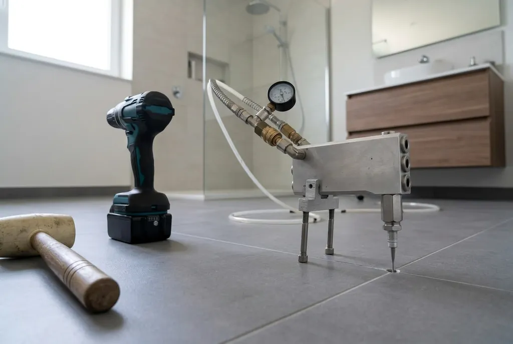 Kitbedrijf Leerdam – holle tegels injecteren